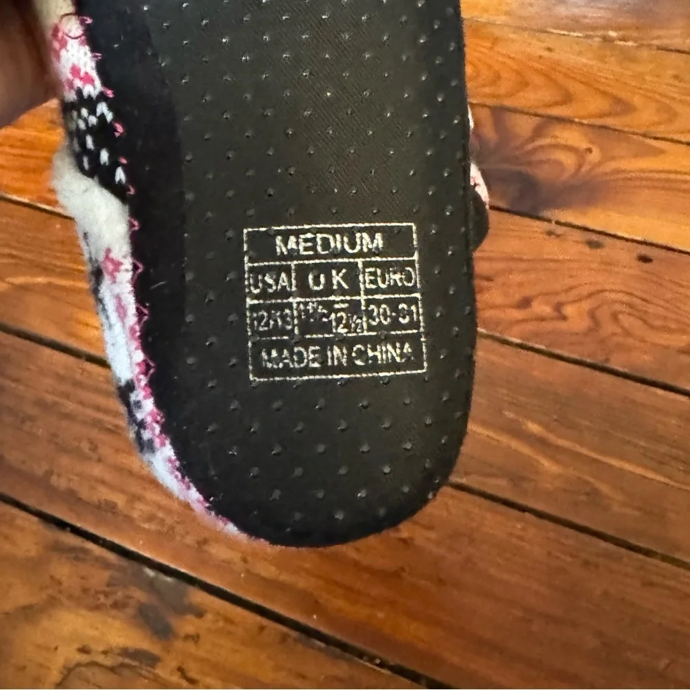 Slip On Slipper Boots Size 12-13 Toddler